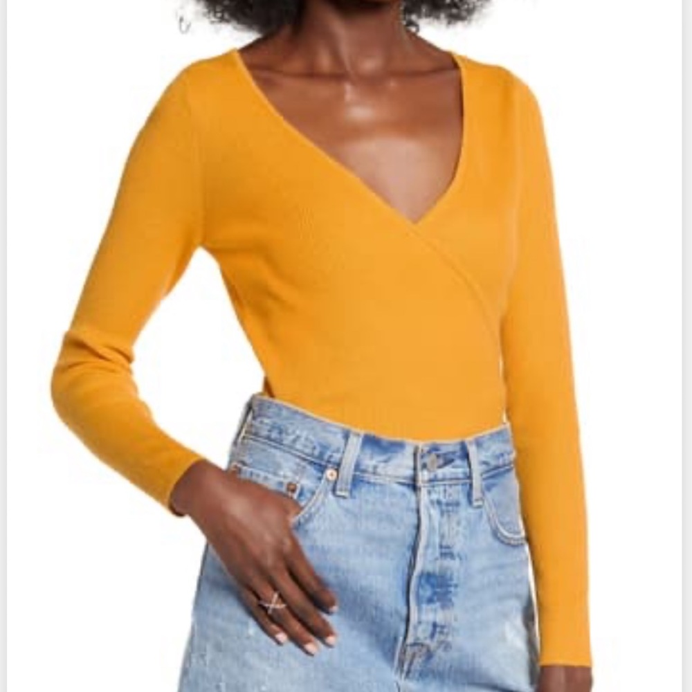 Rib Wrap Sweater